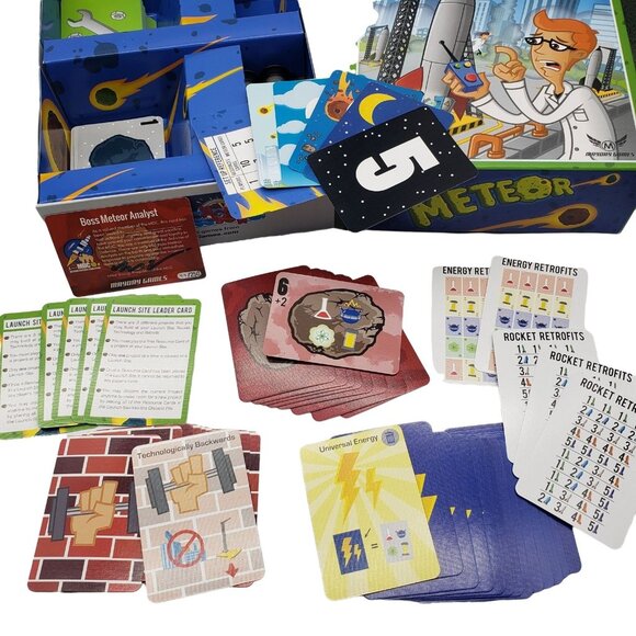 Meteor Mayday Games Co-op 1–5 Players 13+ Kickstarter Mike Young Opened Unused - Picture 8 of 10